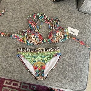 True Colours Patterned Bikini Set